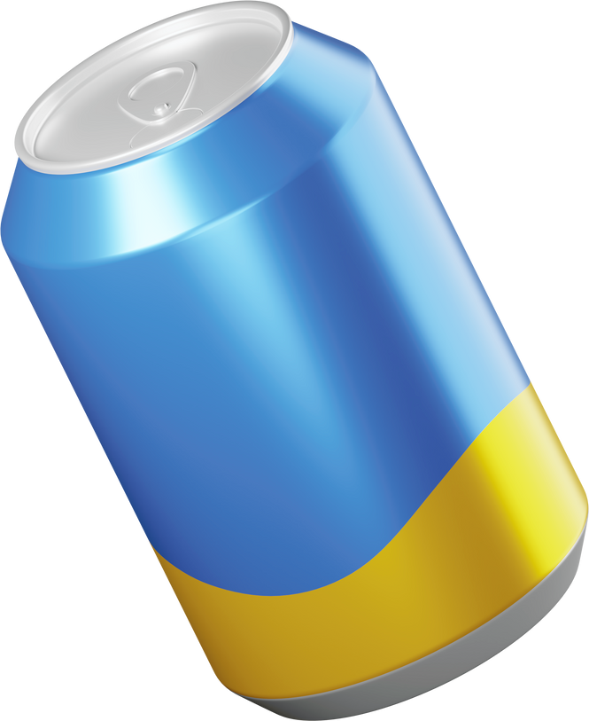 Soda Can 3D Illustration