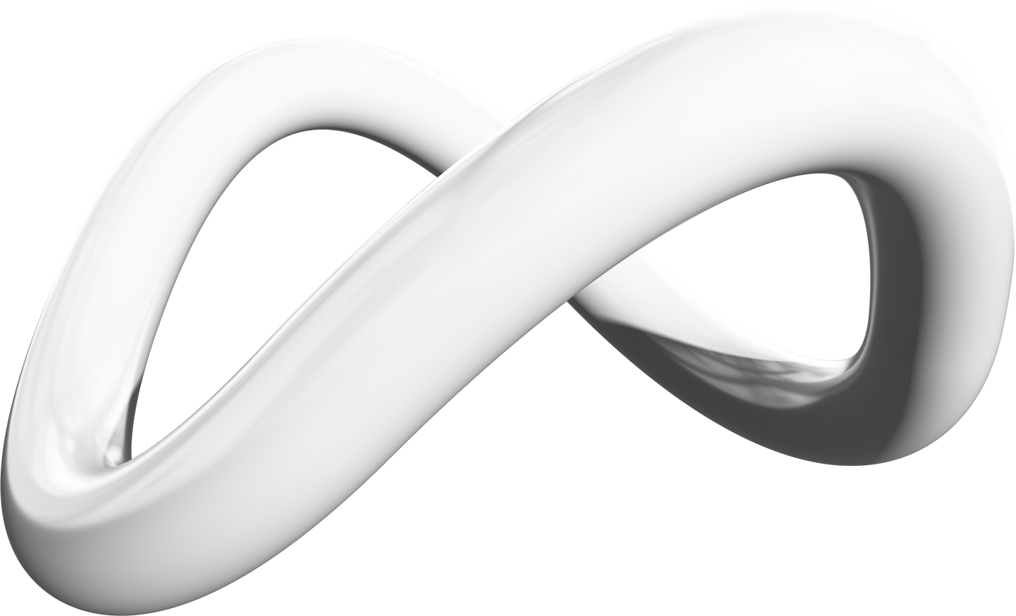 Infinity 3D Sign Symbol Isolated