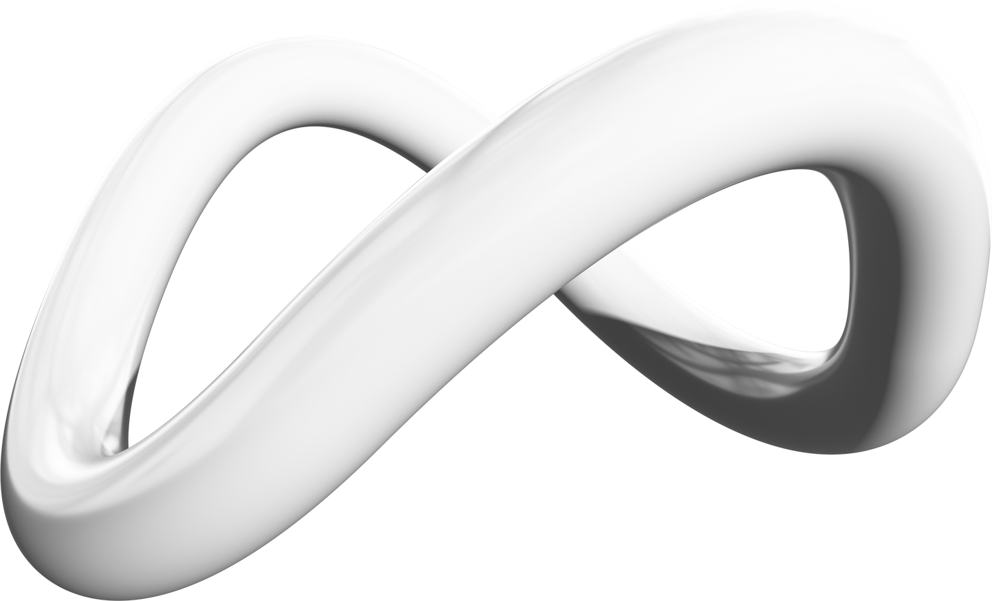 Infinity 3D Sign Symbol Isolated