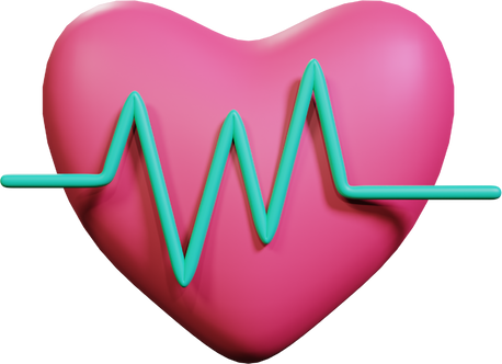 Heart Rate 3d Icon