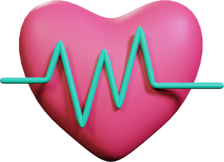 Heart Rate 3d Icon